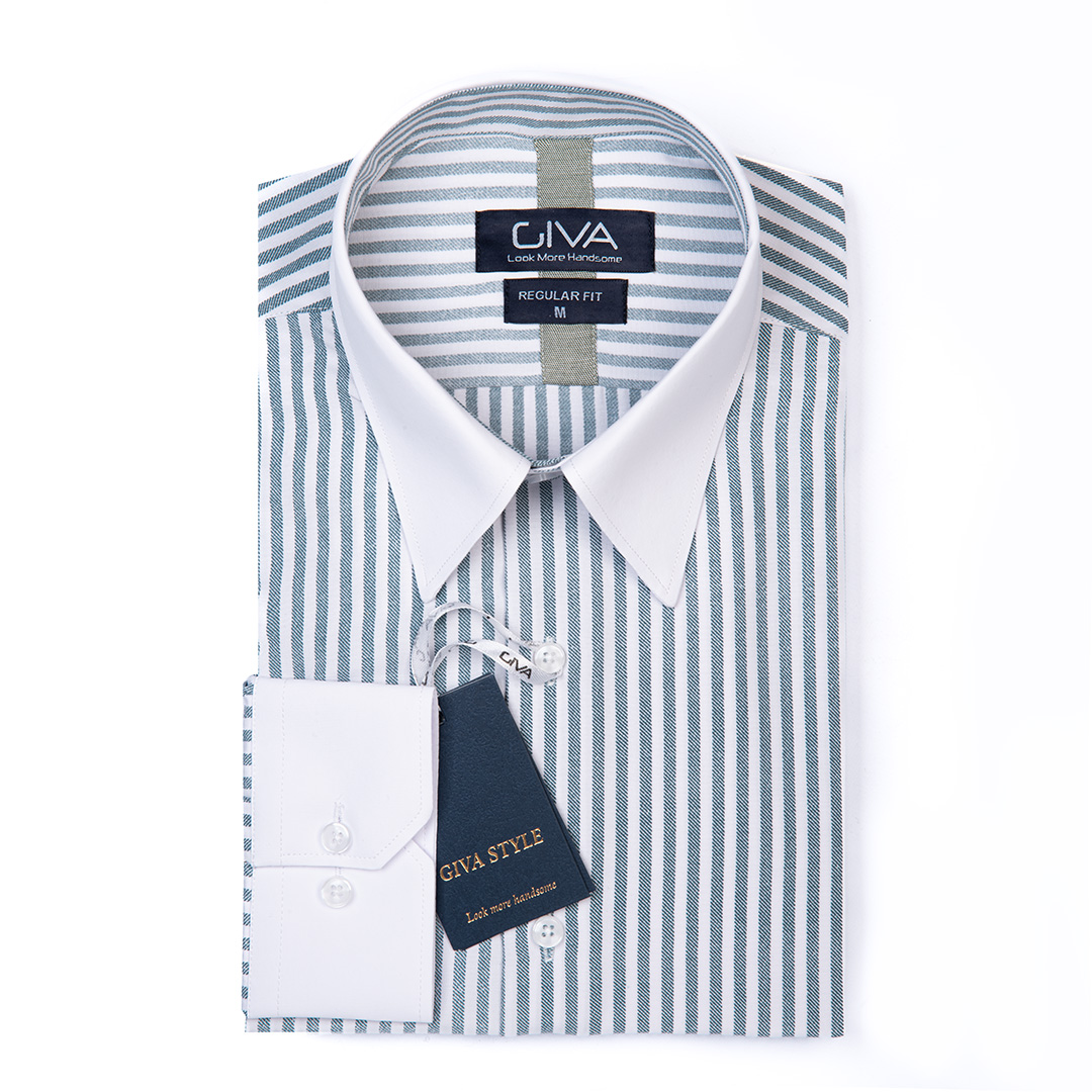 پیراهن راه راه طرح ایتالیا - Thumbnail 1